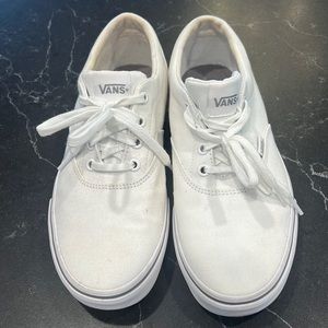 Women’s white vans